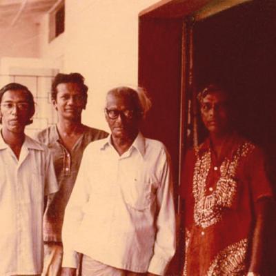 18 With Prof. M.b.ariyapala And Matin Wickramasinghe
