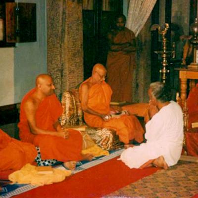 2 Malwatu Mahavihara In Kandy Conferred The Title Of A Dharma Sastra Visarada Kirti Sri